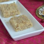 Kesar coconut burfi