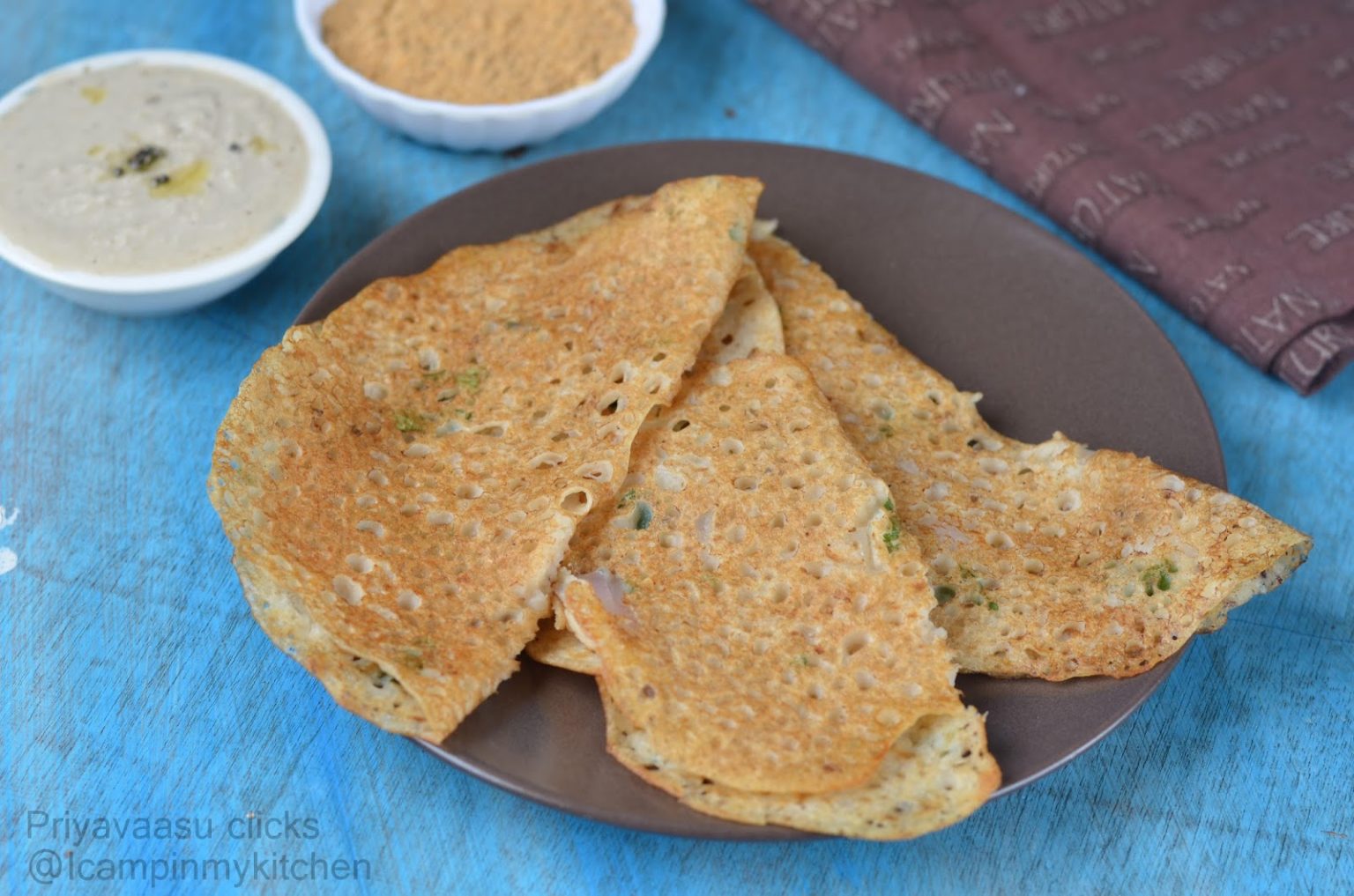 Instant Oats Dosa | Mixed Flour Dosa | Vegan - I camp in my kitchen