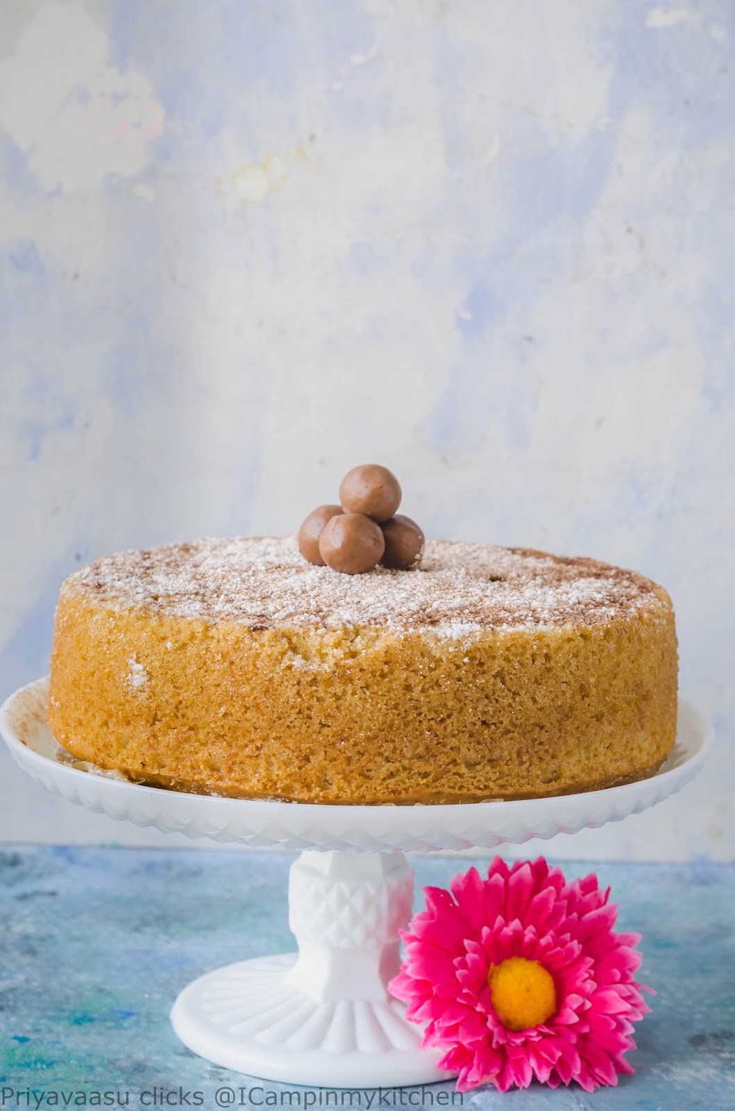Whole Wheat Eggless Banana Walnut Cake - #bakingwithoutovenseries –  Gayathri's Cook Spot