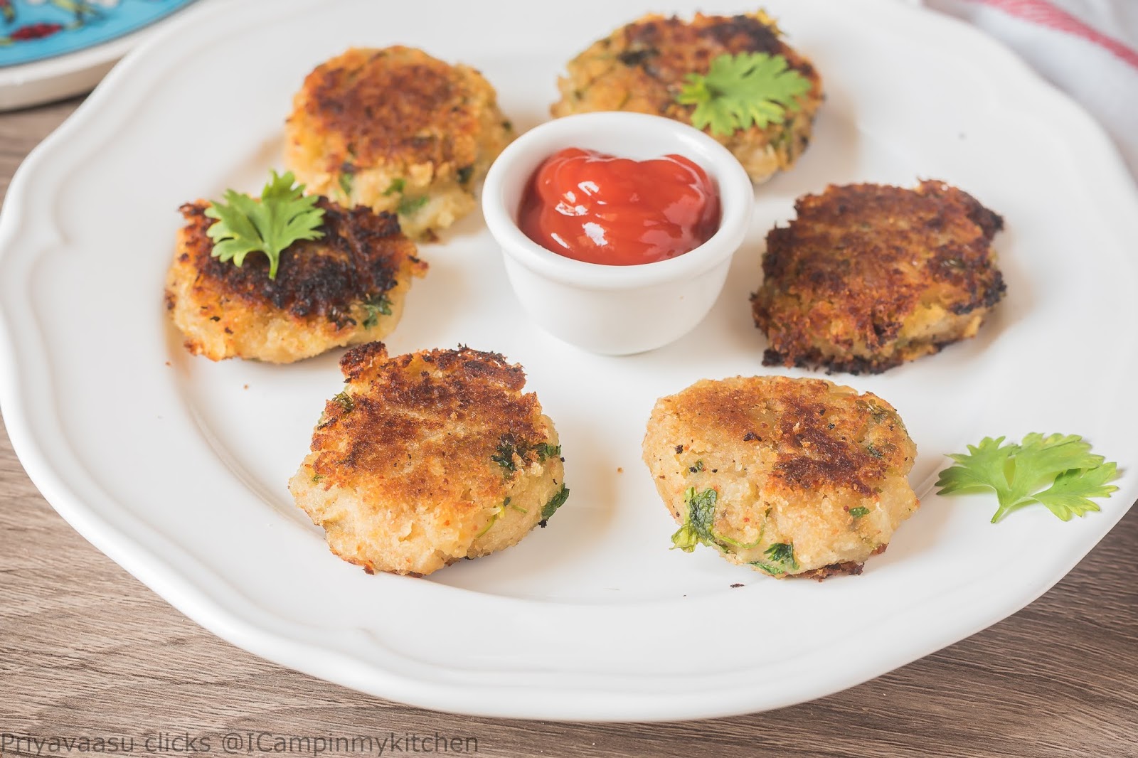 Sweet Potato Cutlet | Tikkis |Vegan & GF Snack - I camp in my kitchen