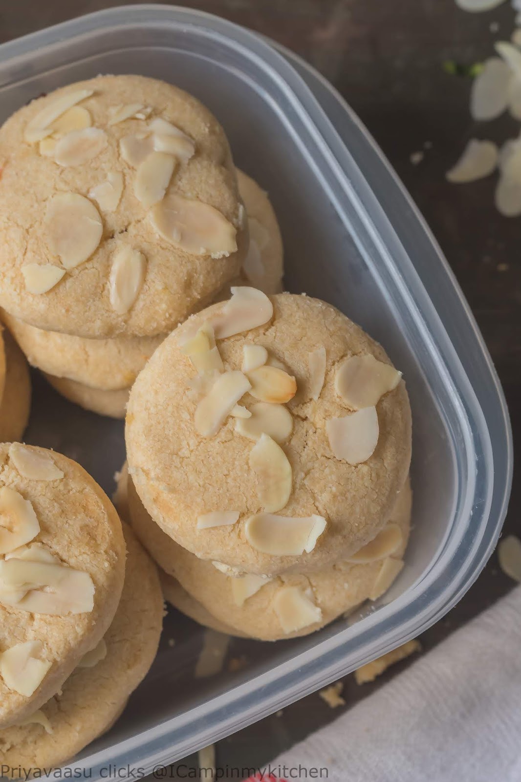 I camp in my kitchen - Almond Shortbreads|How to make Shortbreads