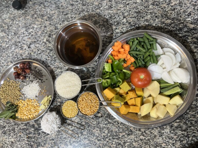 Sambar Sadam | Sambar Rice | Instant Pot Recipe - I camp in my kitchen