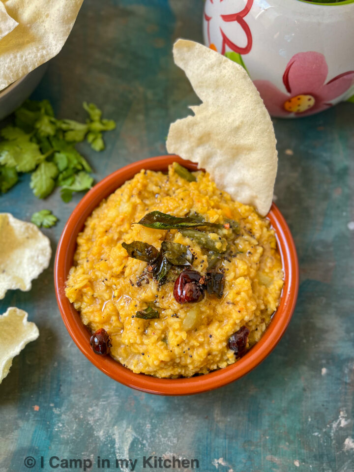 Sambar Sadam | Sambar Rice | Instant Pot Recipe - I camp in my kitchen