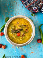 Dal Palak | How to make Palak Dal in Pressure Cooker - I camp in my kitchen