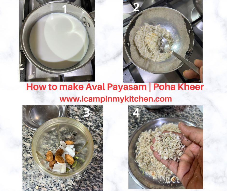 Steps to make poha payasam