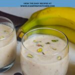 How to make pear banana smoothie
