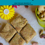 Almond cashew and pistachio burfi