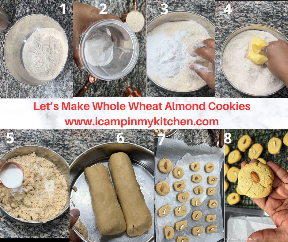 How to bake almond cookies