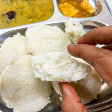 Soft and fluffy homemade idli