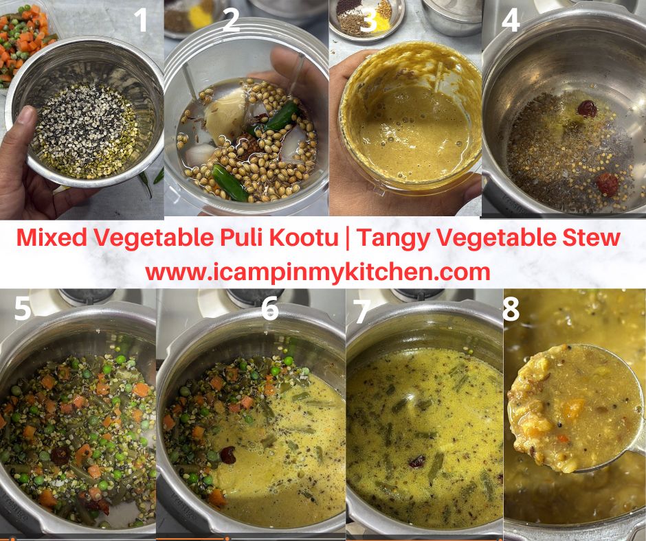 how to make Puli Kootu in pressure cooker